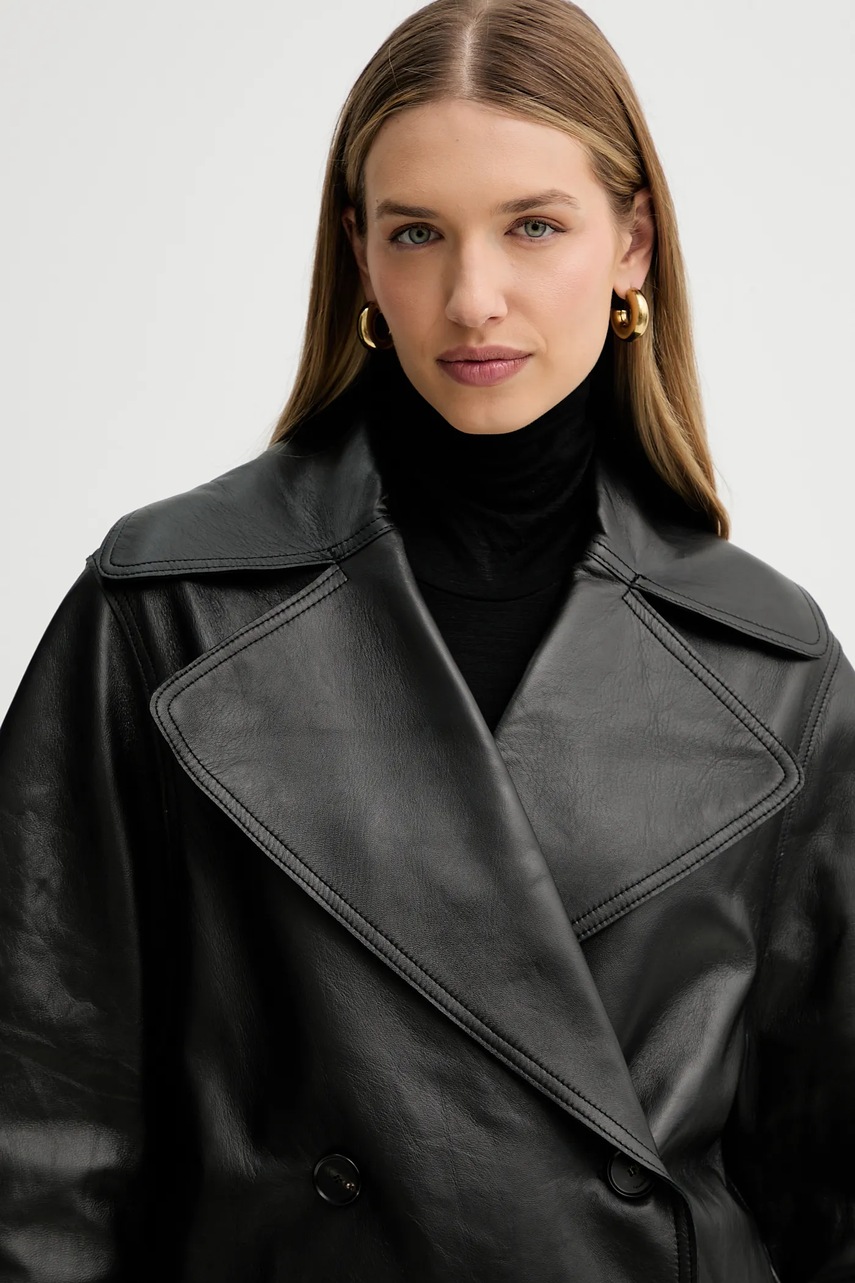 Δερμάτινο παλτό Liviana Conti φωτογραφία