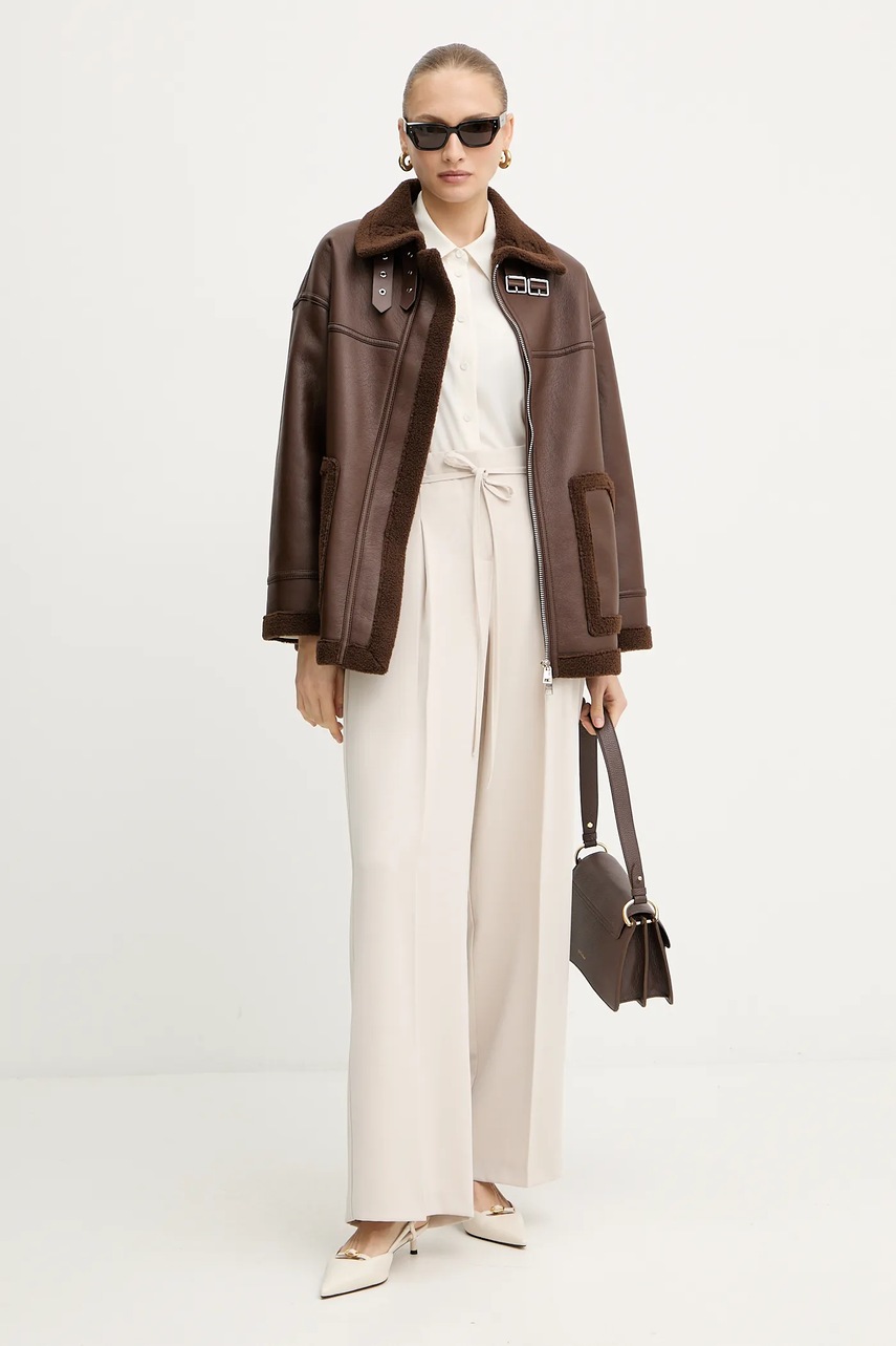 Куртка Silvian Heach LAZOJOSE цвет коричневый демисезонная GPA25171CP