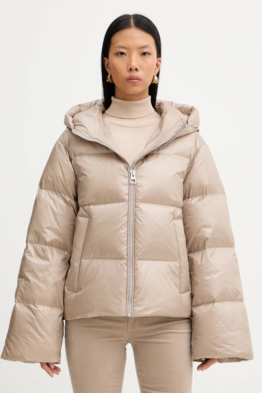 Marc O'Polo geacă de puf culoarea bej, de iarnă, 510099870185