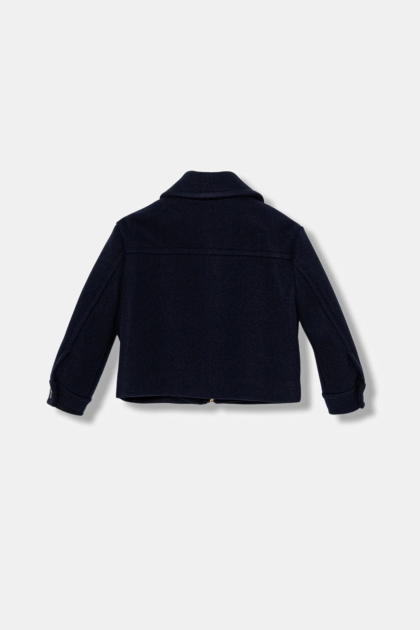 Дитяча куртка Twinset колір синій 252GB2052