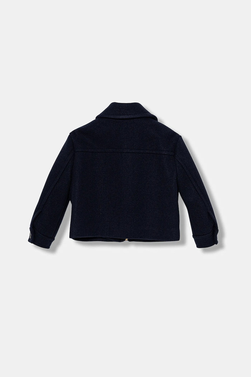 Дитяча куртка Twinset колір синій 252GB2052 Дитяча куртка Twinset колір синій 252GB2052