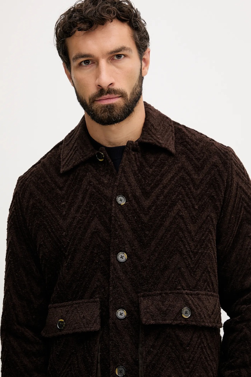 Μπουφάν με προσθήκη μάλλινου υφάσματος Mos Mosh LUIS φωτογραφία