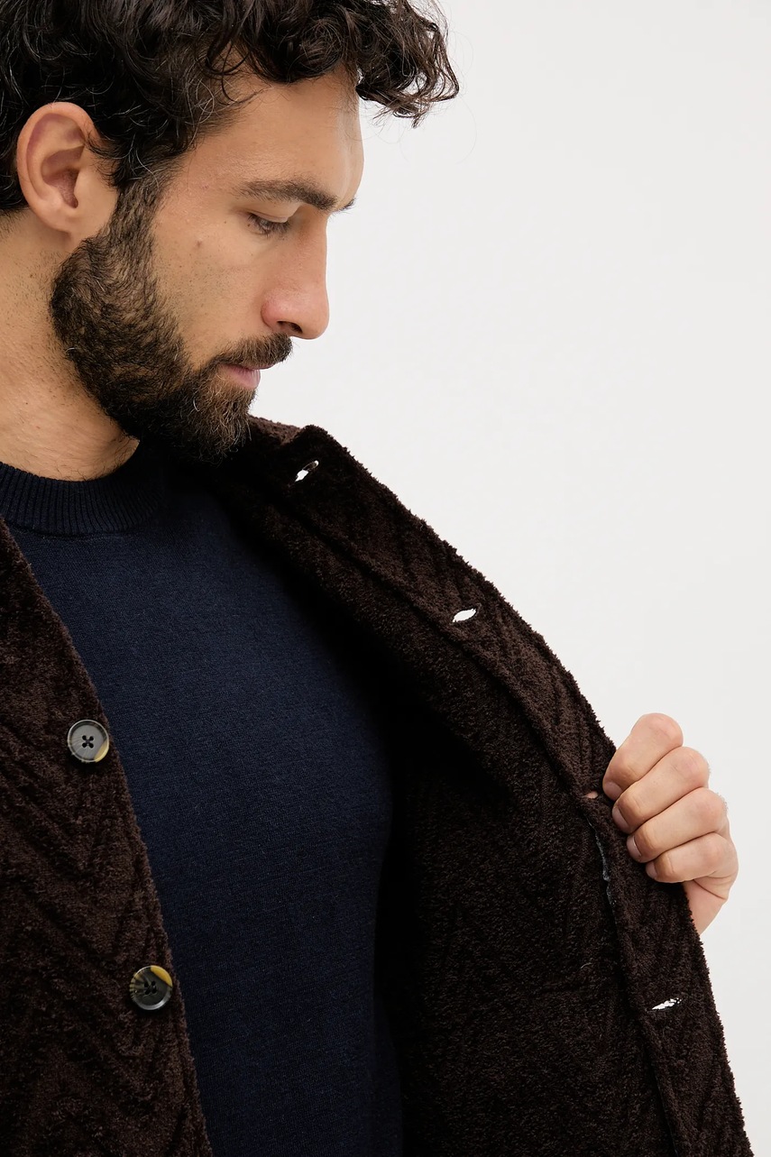 Μπουφάν με προσθήκη μάλλινου υφάσματος Mos Mosh LUIS φωτογραφία