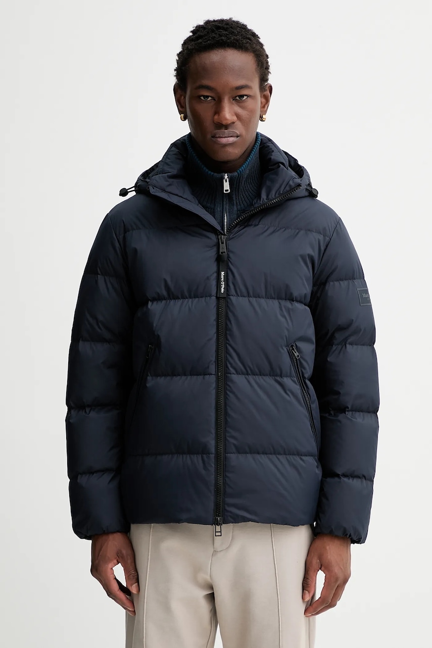 Marc O'Polo geacă de puf culoarea bleumarin, 531096070152