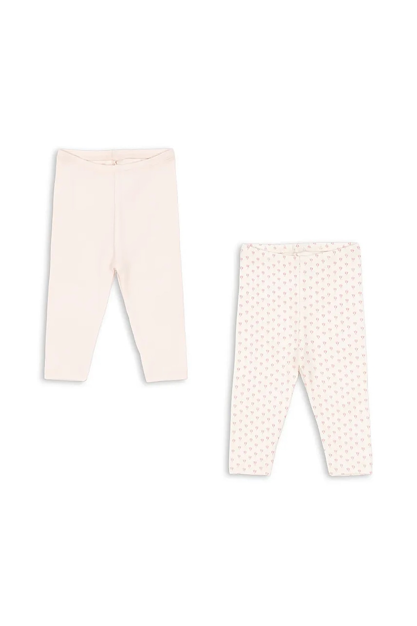 Fanga Fontana leggins bebe BELLO 2 PACK PANTS OCS culoarea roz, FA100002