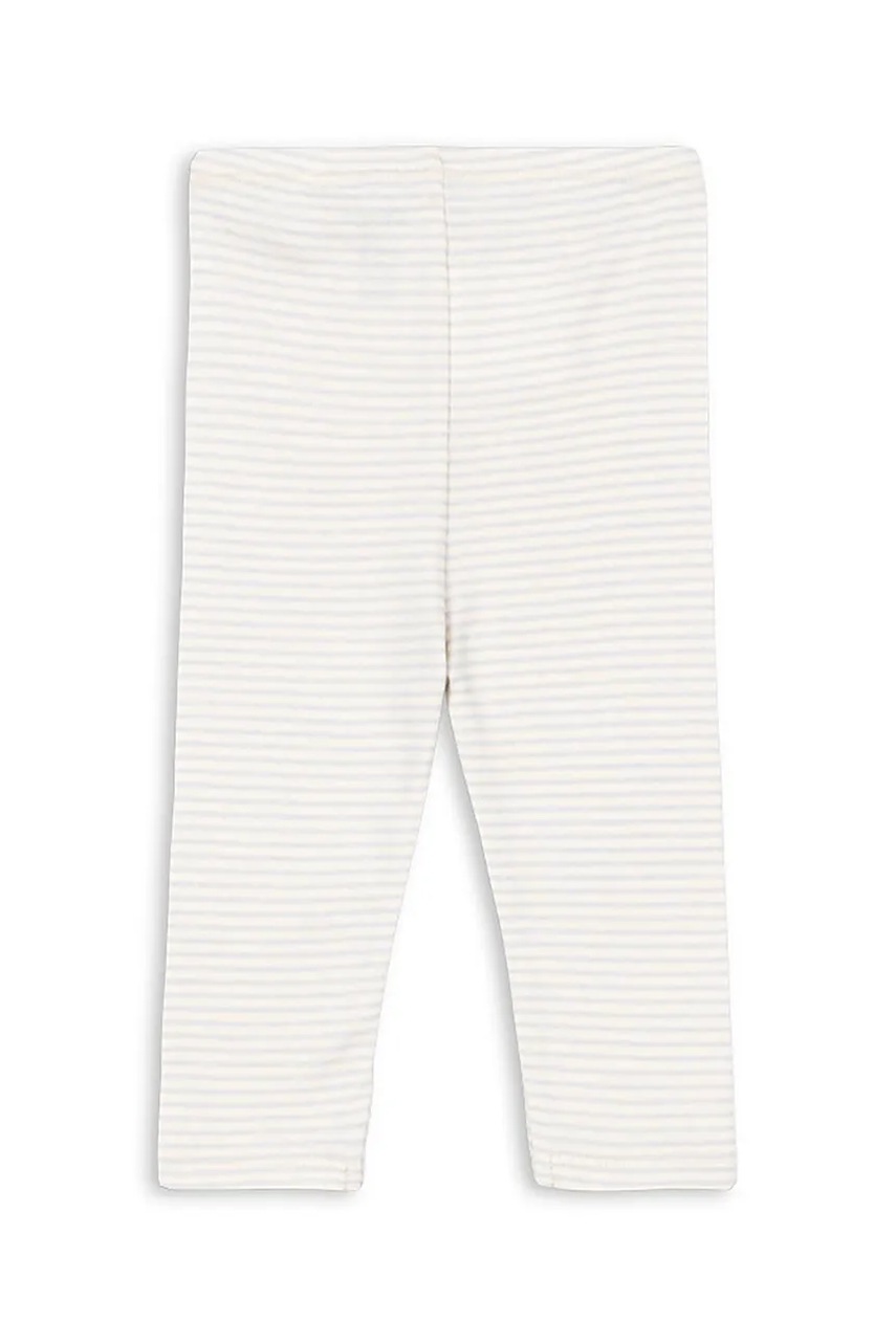 Детские хлопковые леггинсы Fanga Fontana FIO STRIPE PANTS OCS цвет бежевый однотонная FA100044 Детские хлопковые леггинсы Fanga Fontana FIO STRIPE PANTS OCS цвет бежевый однотонная FA100044