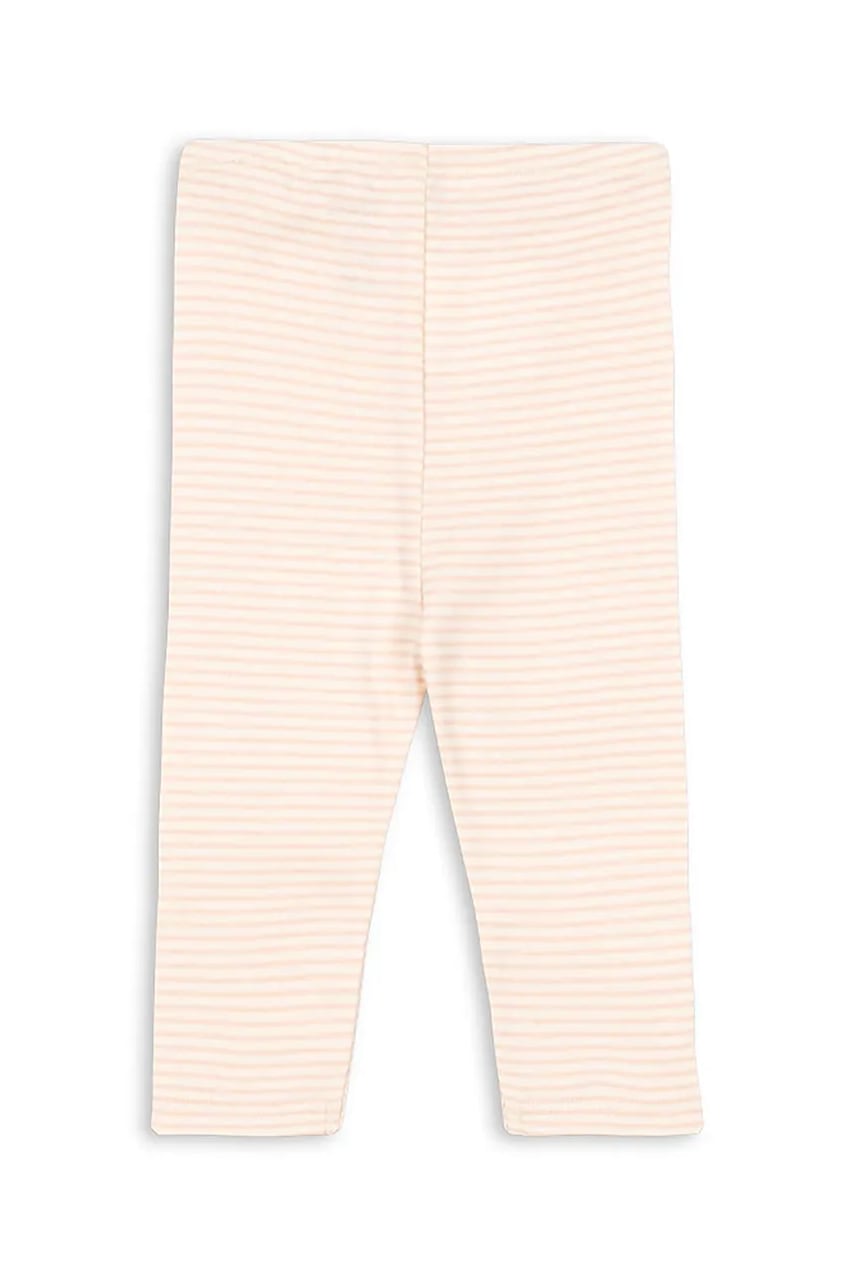 Детские хлопковые леггинсы Fanga Fontana FIO STRIPE PANTS OCS цвет бежевый однотонная FA100044 Детские хлопковые леггинсы Fanga Fontana FIO STRIPE PANTS OCS цвет бежевый однотонная FA100044