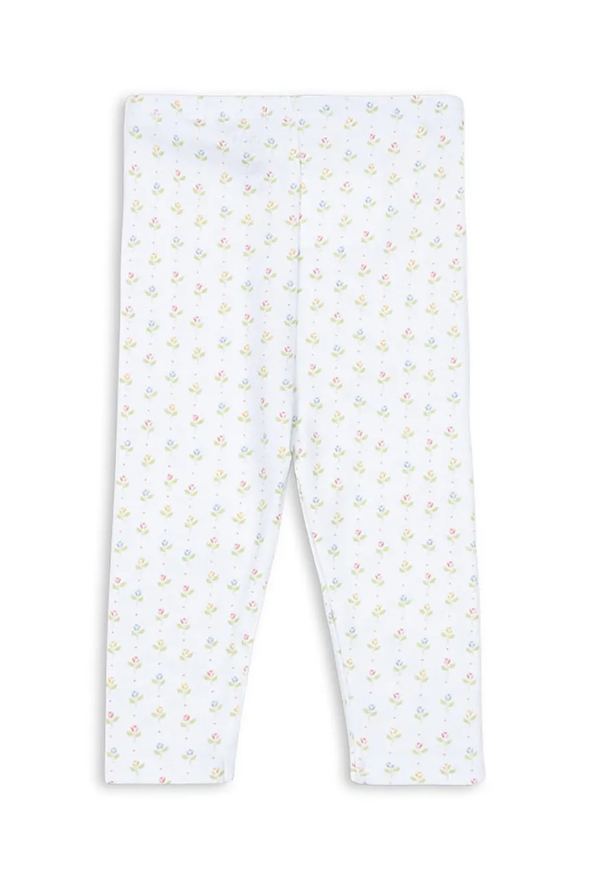 Детские хлопковые леггинсы Fanga Fontana FIO PANTS OCS цвет белый FA100055