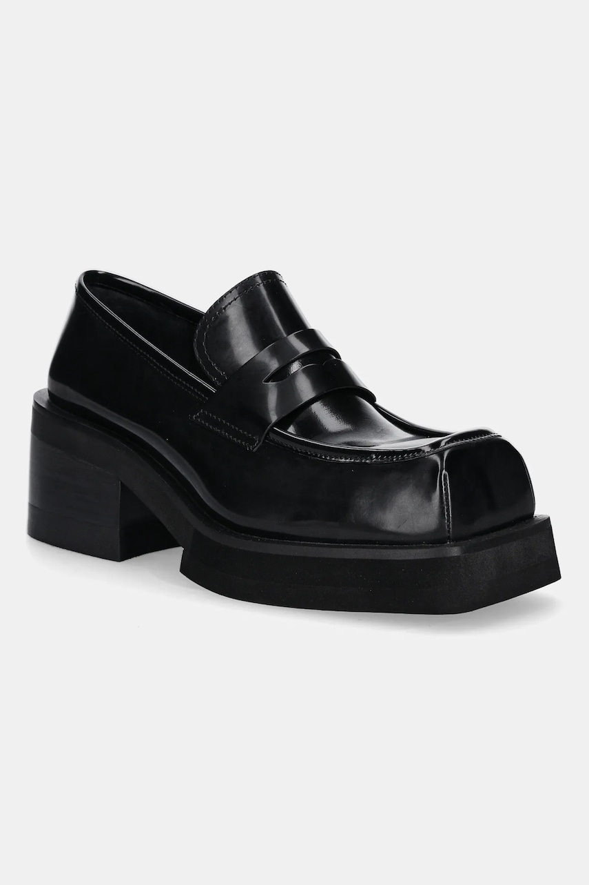Jeffrey Campbell pantofi de piele CLASSICAL culoarea negru, cu toc drept, C529EF-08