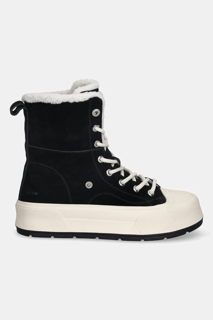 Замшевые кеды GOE цвет чёрный SS2N4049 BLACK