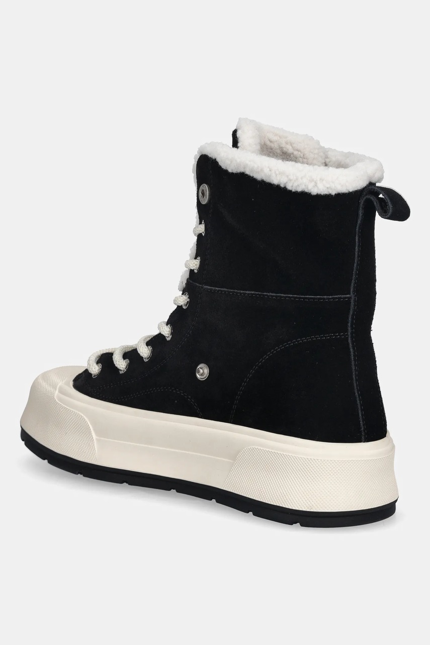 Σουέντ αθλητικά παπούτσια GOE χρώμα: μαύρο, SS2N4049 BLACK φωτογραφία