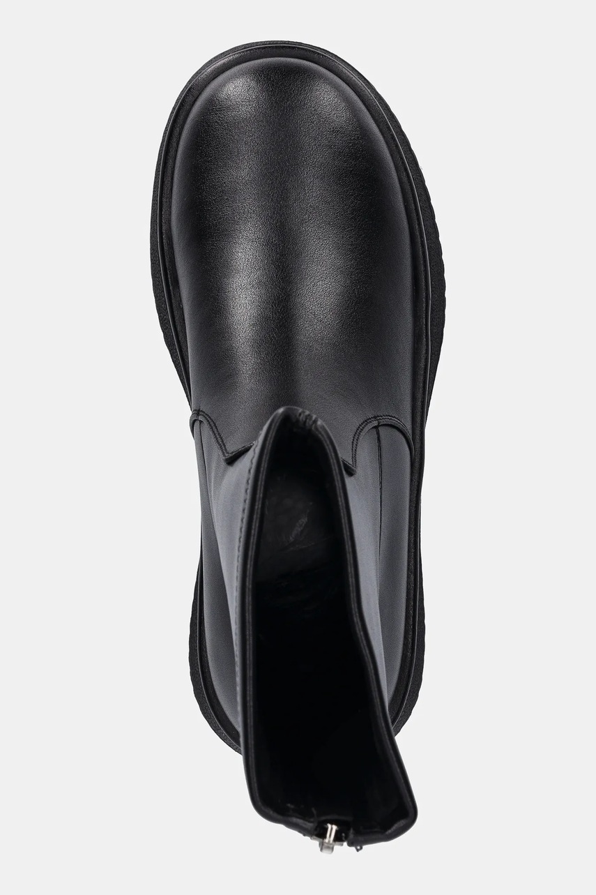 Δερμάτινες μπότες GOE γυναικείες, χρώμα: μαύρο, SS2N4142 BLACK φωτογραφία