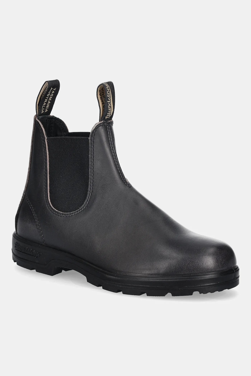 Blundstone ghete chelsea de piele 2550 culoarea negru, 2550.AntiqueZinc