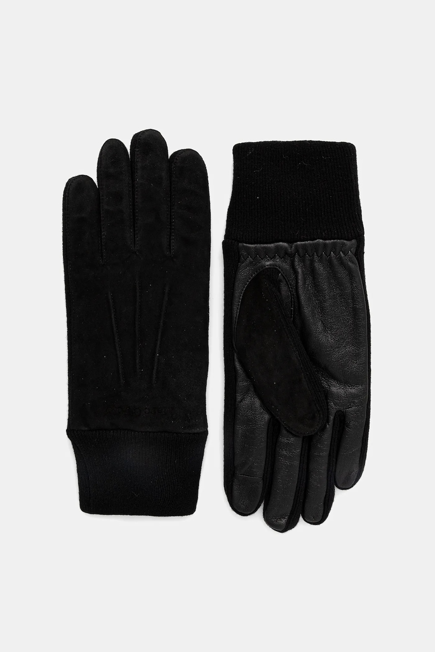 Marc O'Polo mănuși de piele culoarea negru, 530813804054