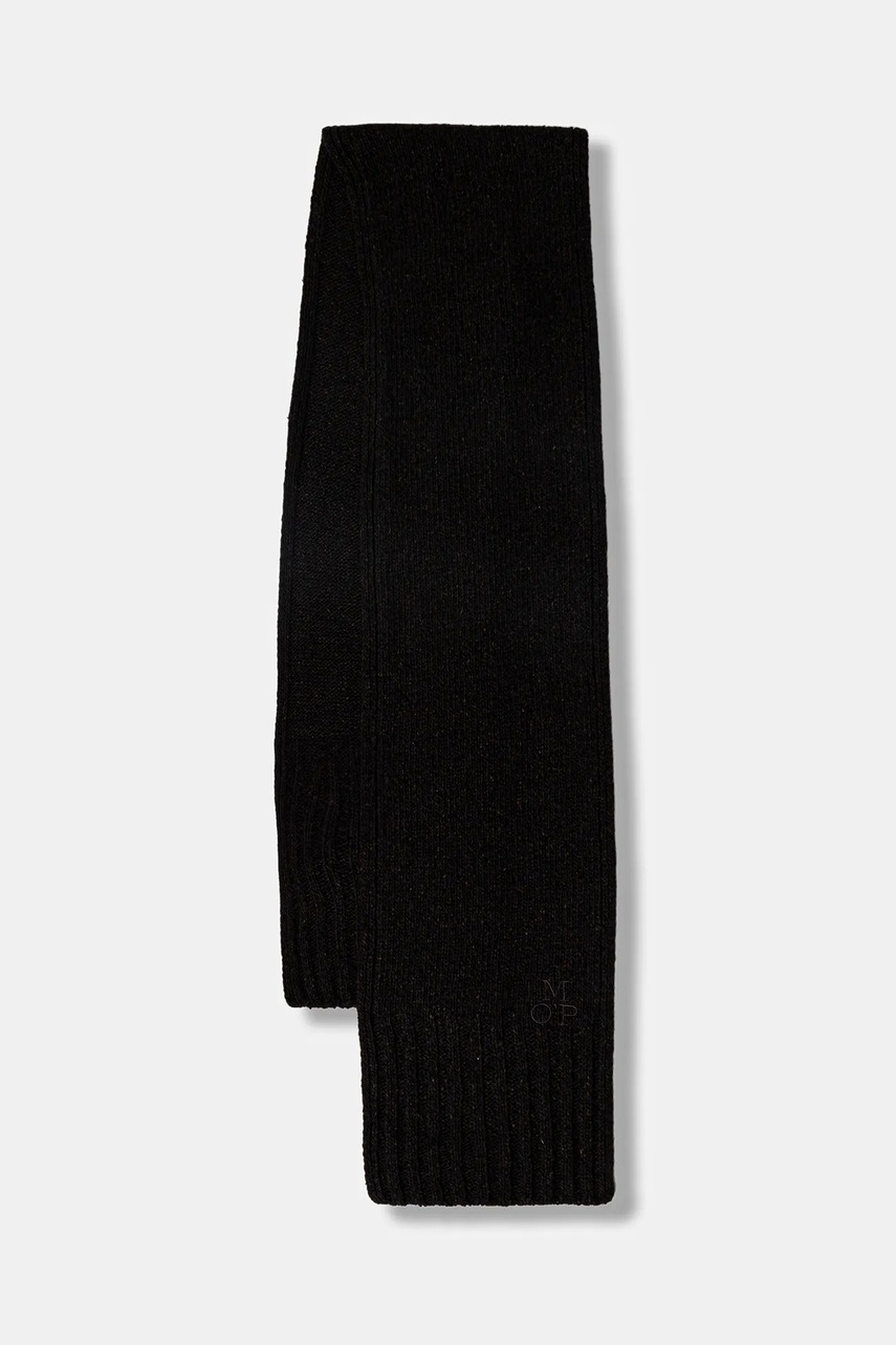 Marc O\'Polo eșarfă cu lână culoarea maro, melanj, 530510902026