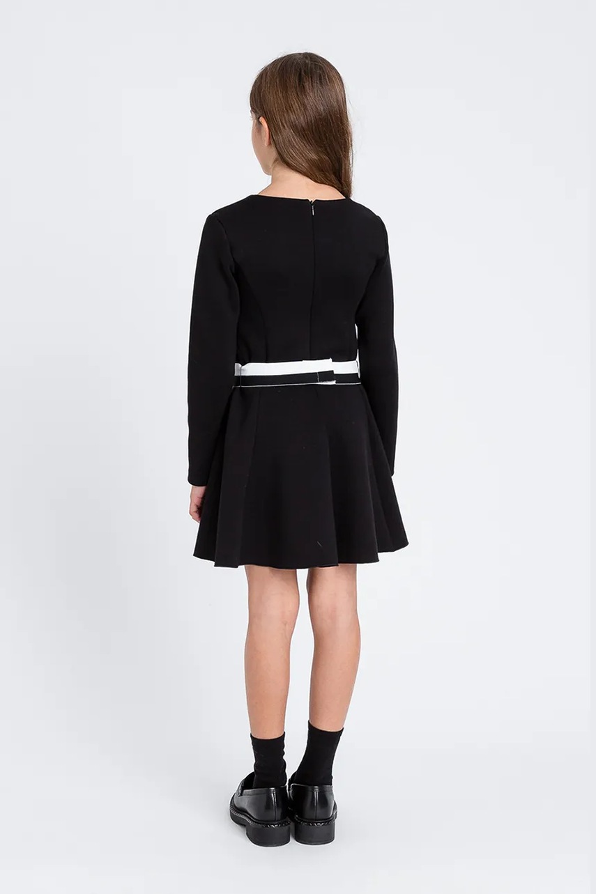 Дитяча сукня Twinset колір чорний mini розкльошена 252GJ205B Дитяча сукня Twinset колір чорний mini розкльошена 252GJ205B