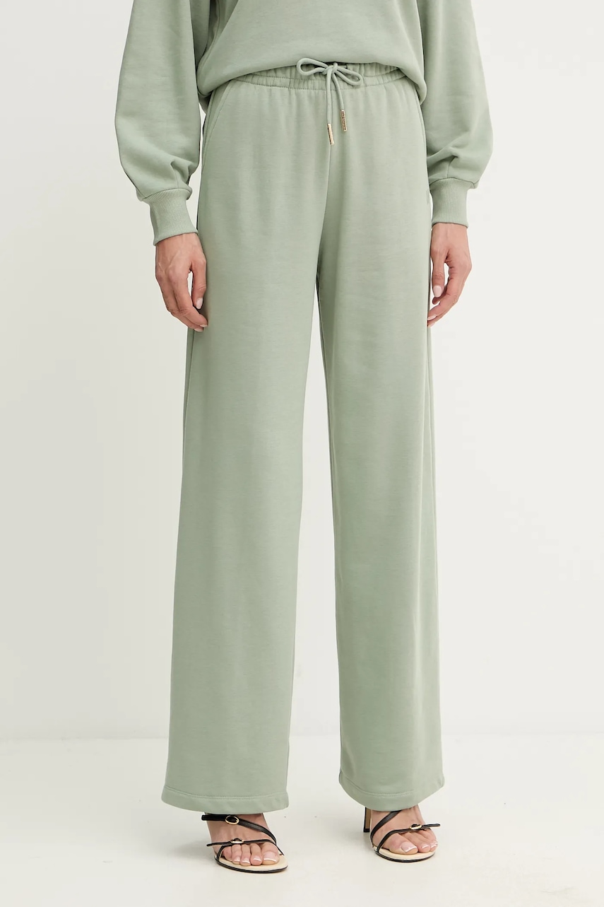 Silvian Heach pantaloni de trening MOUJANE culoarea verde, uni, GPA25050PA