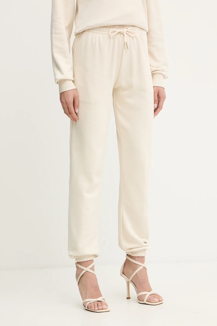 Silvian Heach pantaloni de trening BENKAID culoarea bej, uni, GPA25116PA