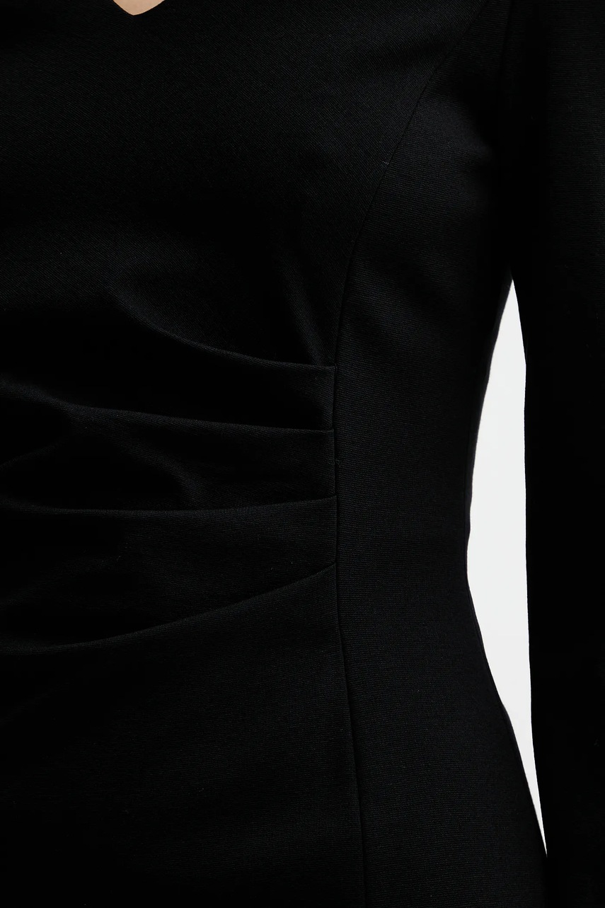 Сукня Liviana Conti колір чорний midi пряма L5WI36