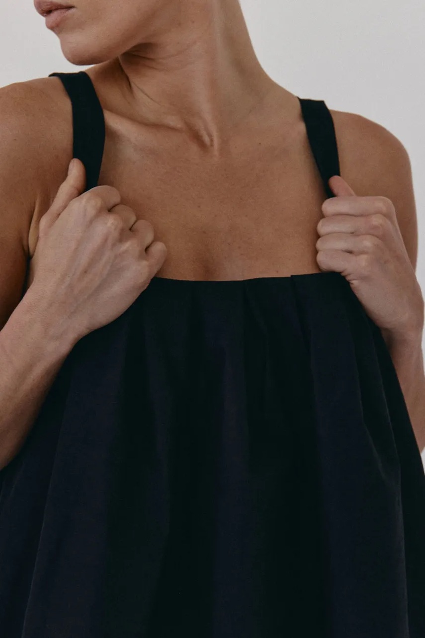 Сукня MUUV. JELLE колір чорний mini oversize