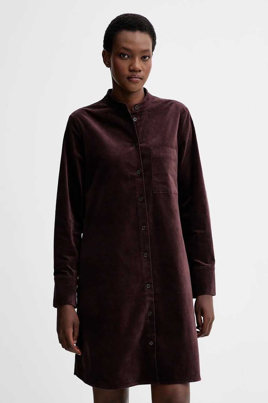 Marc O'Polo rochie culoarea maro, mini, drept, 510023521337