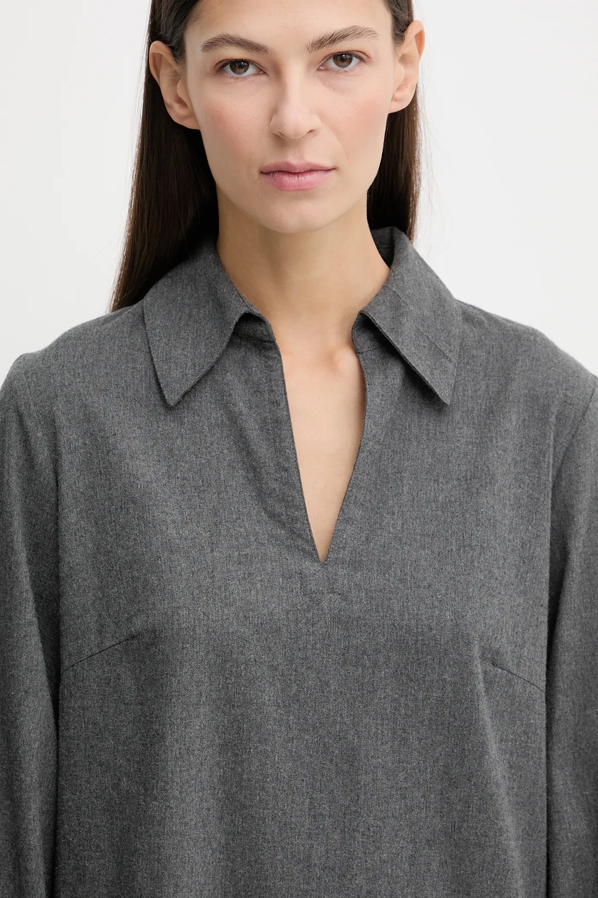 Бавовняна сукня Marc O'Polo колір сірий mini пряма 510089621497