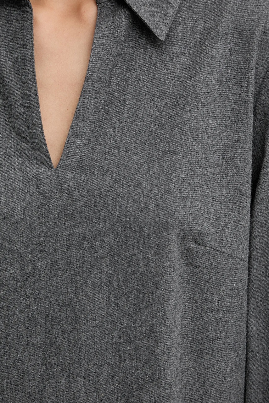 Бавовняна сукня Marc O'Polo колір сірий mini пряма 510089621497