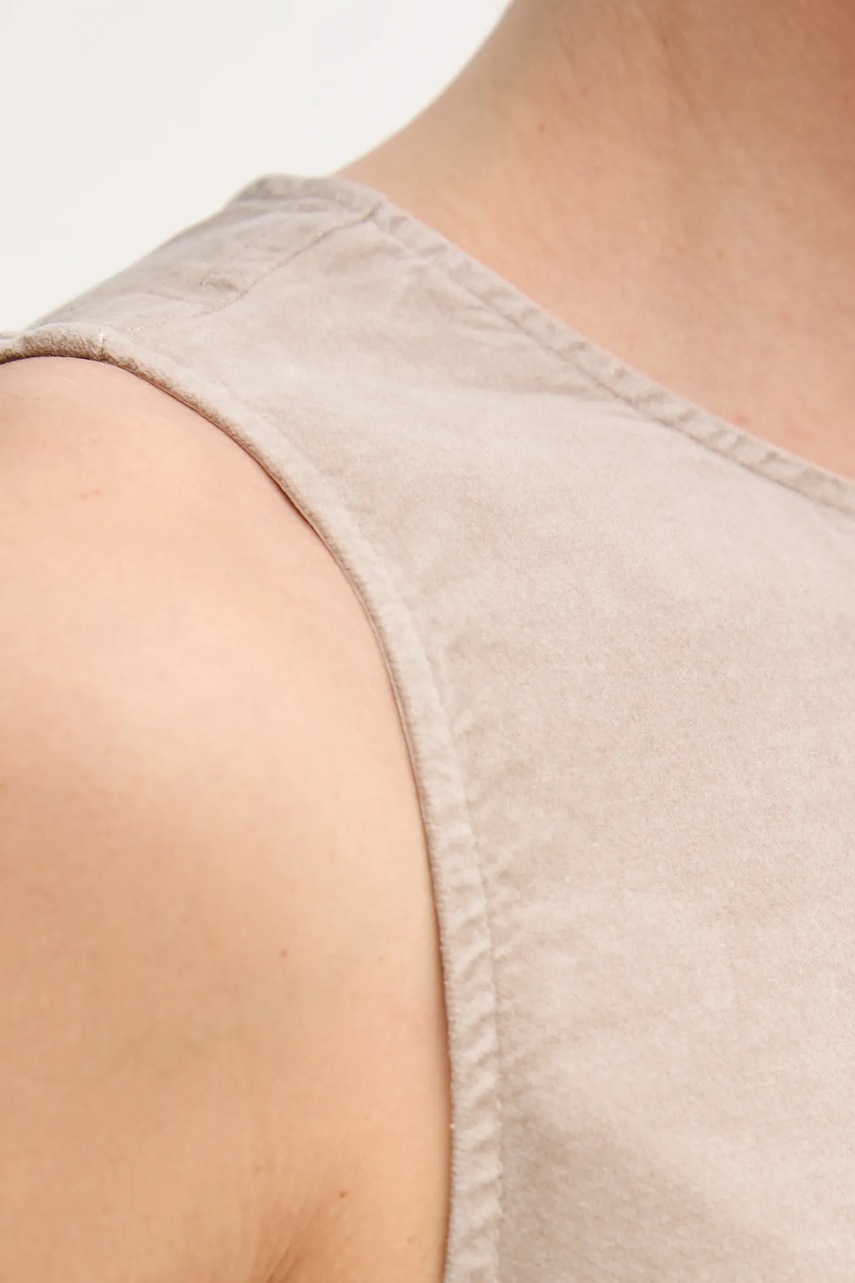 Велюрова сукня Marc O'Polo колір бежевий mini розкльошена 511096821331