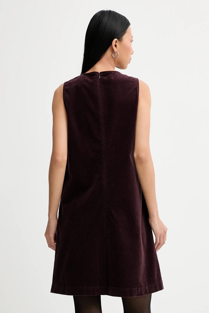 Велюрова сукня Marc O'Polo колір червоний mini розкльошена 511096821331