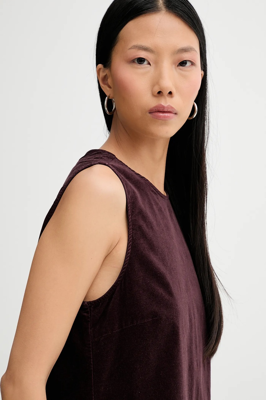 Велюрова сукня Marc O'Polo колір червоний mini розкльошена 511096821331