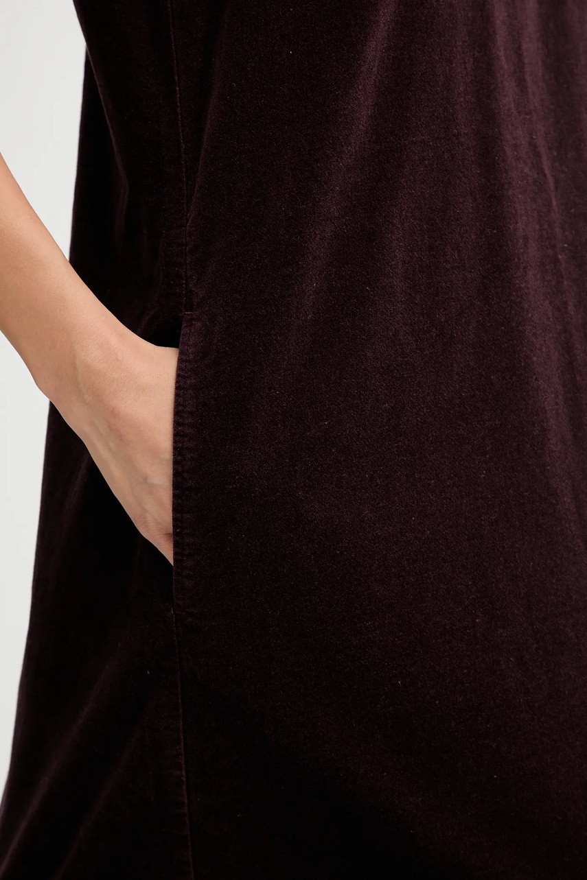 Велюрова сукня Marc O'Polo колір червоний mini розкльошена 511096821331