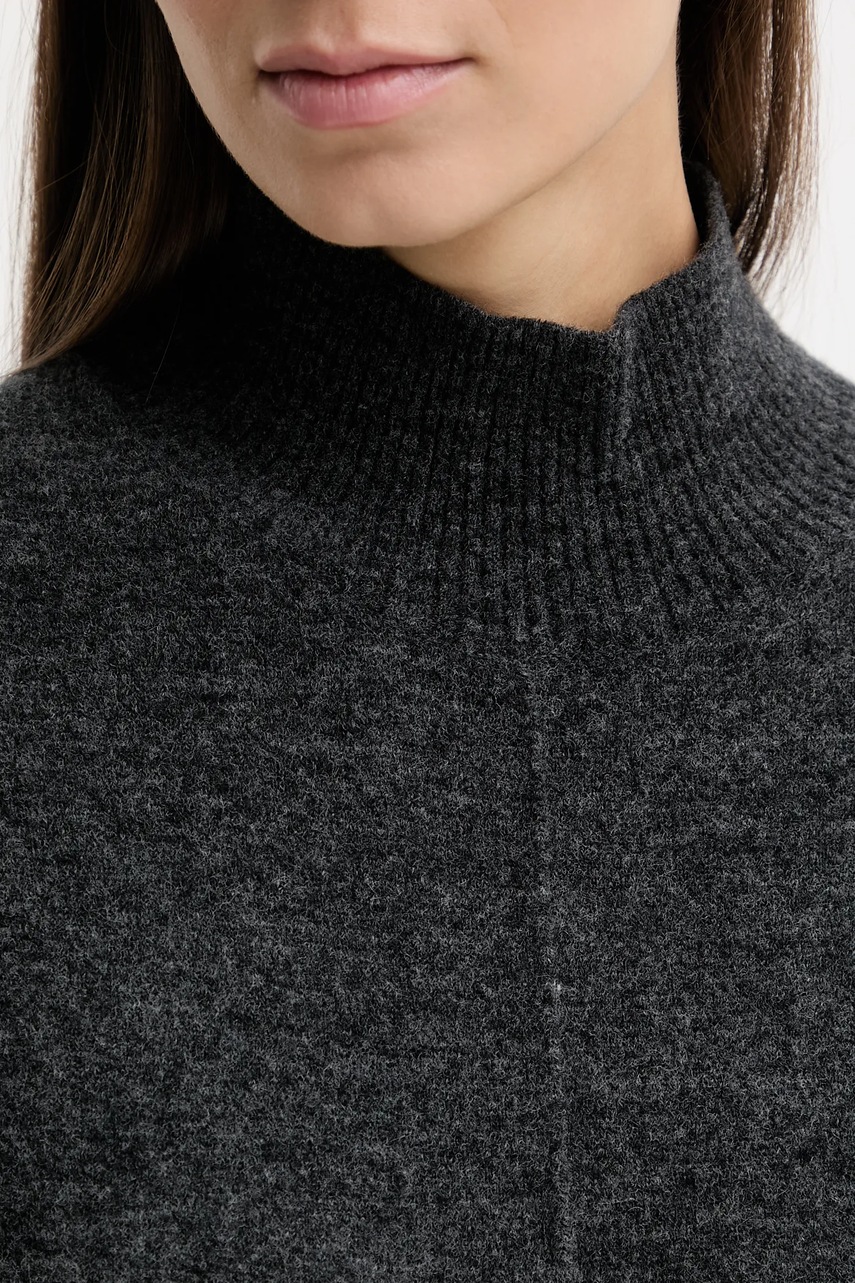 Сукня з додаванням вовни Marc O'Polo колір сірий mini oversize 5000007471