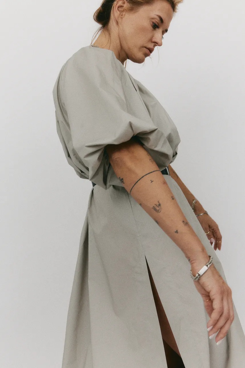 Βαμβακερό φόρεμα MUUV. BUFFLE φωτογραφία