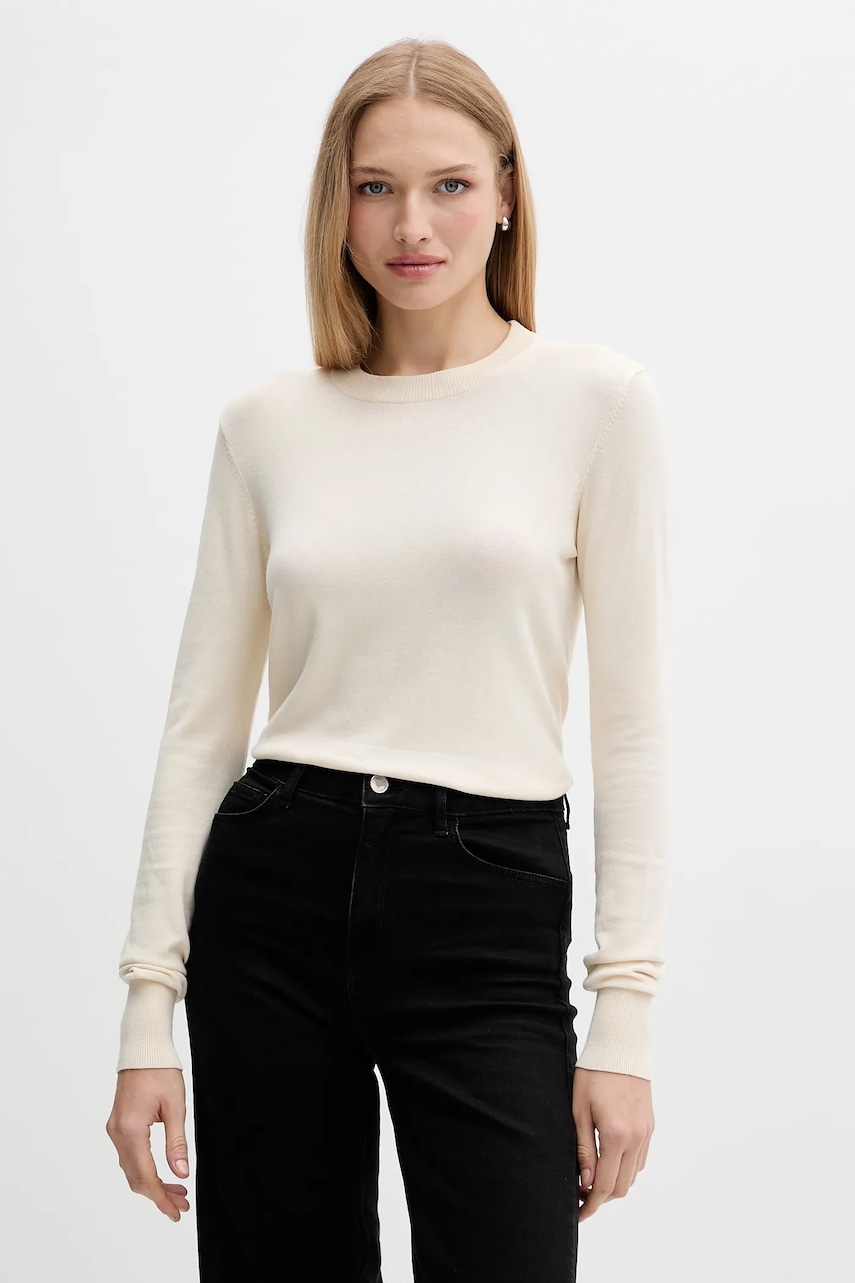 Silvian Heach pulover LETALO culoarea bej, light, GPA25038MA
