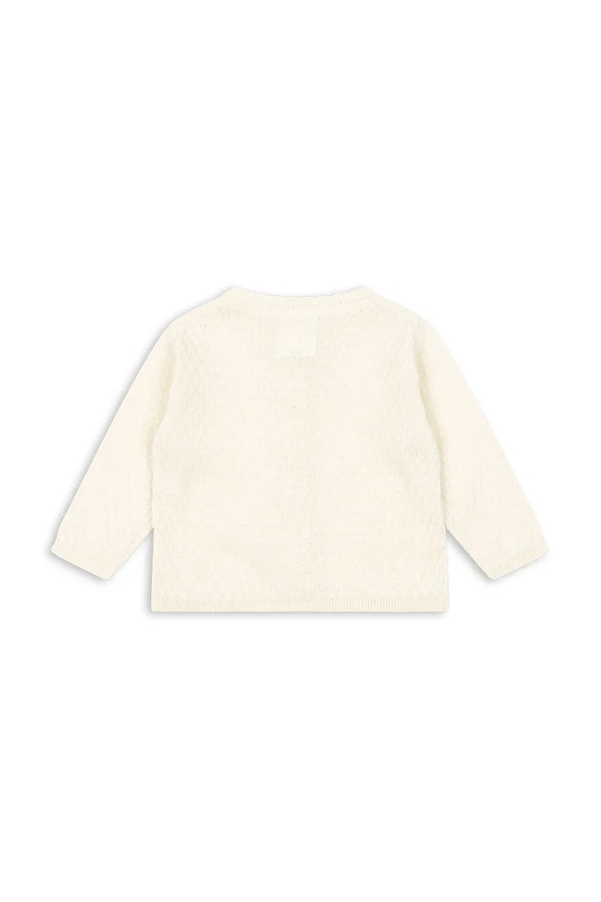 Кардиган для младенцев Fanga Fontana VENTI POINTELLE CARDIGAN GOTS цвет бежевый лёгкий FA100057
