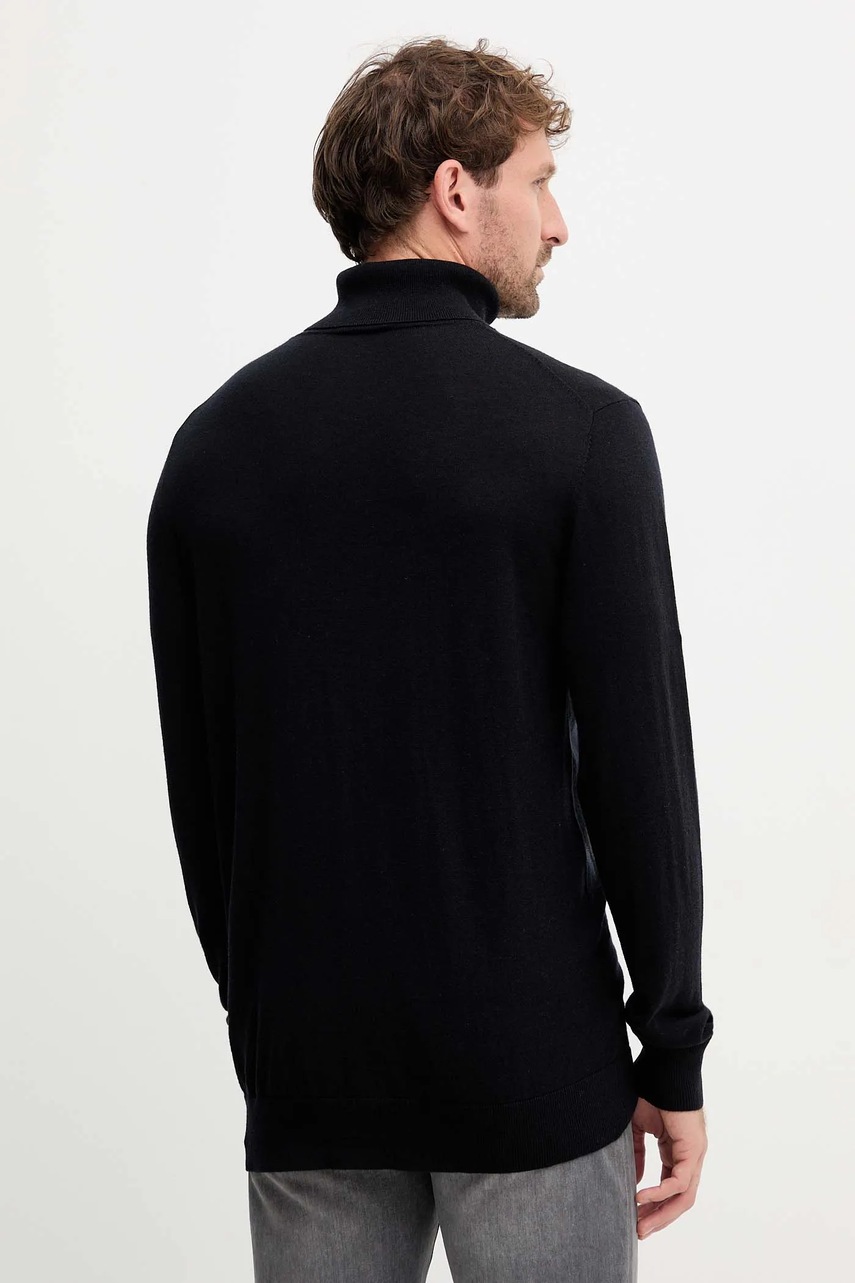 Πουλόβερ με προσθήκη μαλλιού Mos Mosh ADAM χρώμα: μαύρο, 503343 φωτογραφία