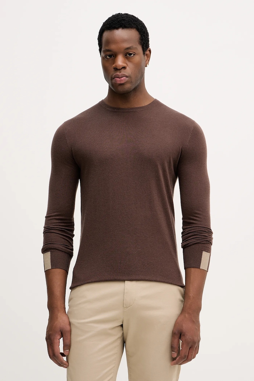 Mos Mosh pulover de lână ADAM culoarea negru, light, 503341