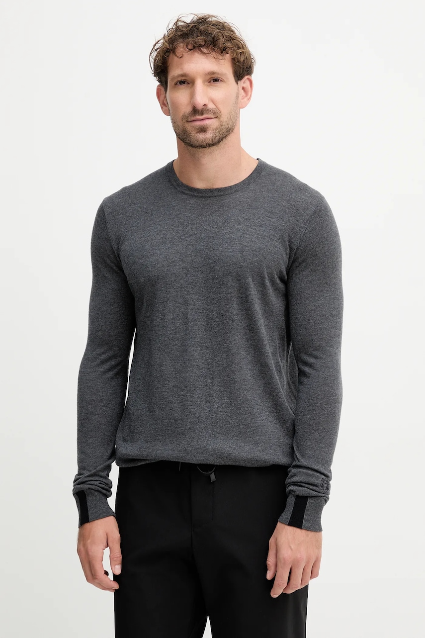 Mos Mosh pulover de lână ADAM culoarea negru, light, 503341