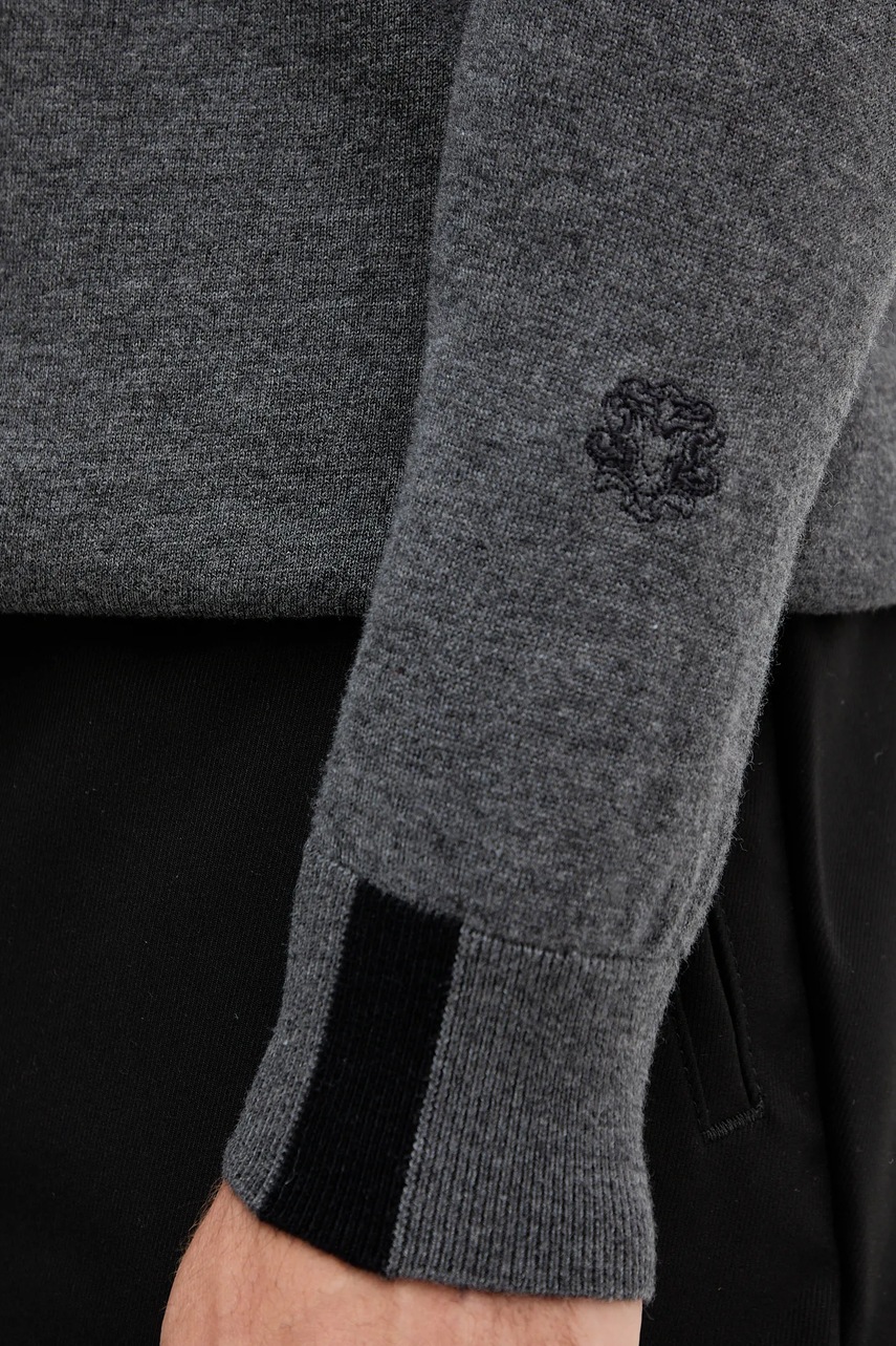 Μάλλινη μπλουζα Mos Mosh ADAM χρώμα: μαύρο, 503341 φωτογραφία