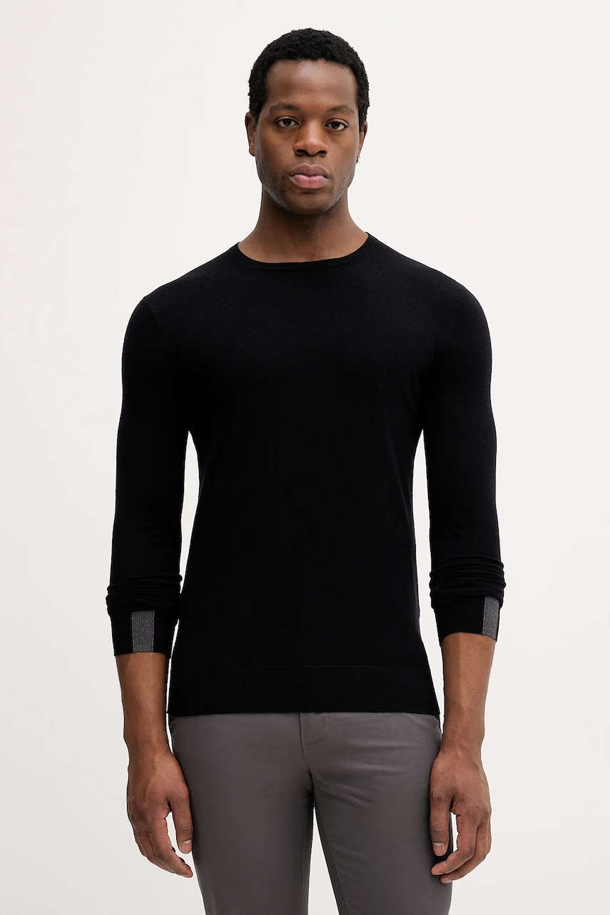 Mos Mosh pulover de lână ADAM culoarea negru, light, 503341