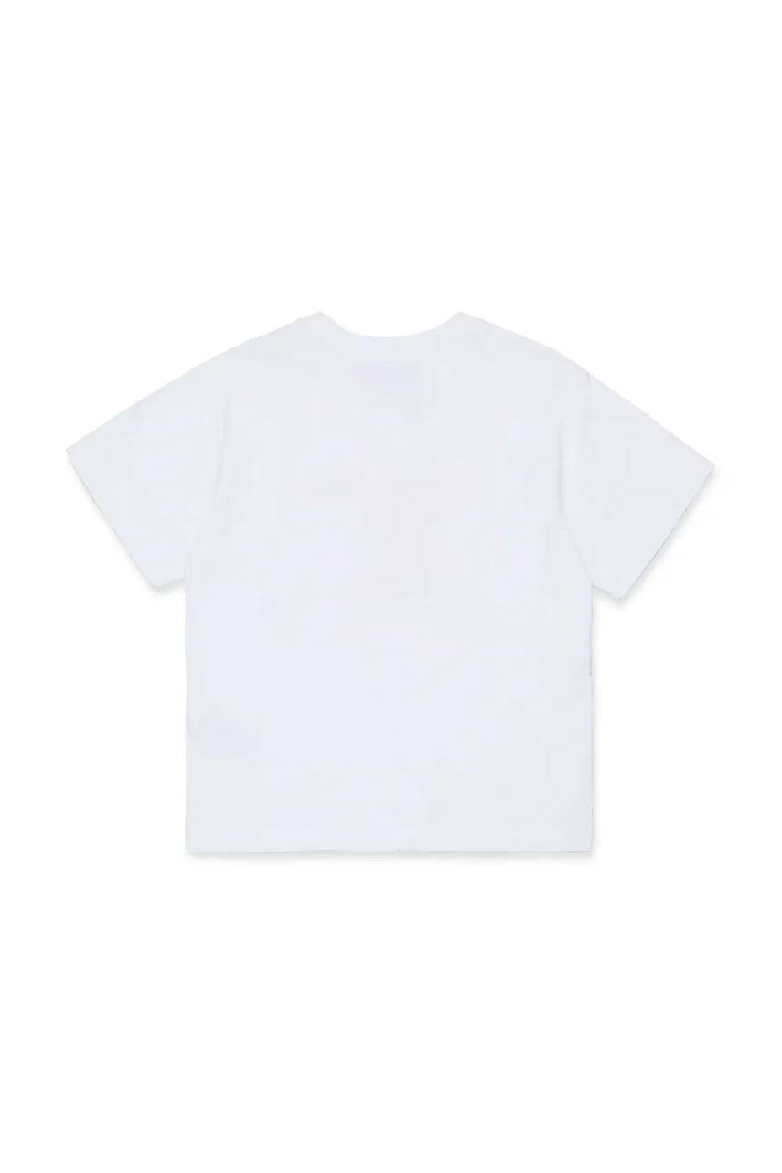 Детская хлопковая футболка MAX&Co. MAXT1F T-SHIRT цвет белый MX0005 Детская хлопковая футболка MAX&Co. MAXT1F T-SHIRT цвет белый MX0005