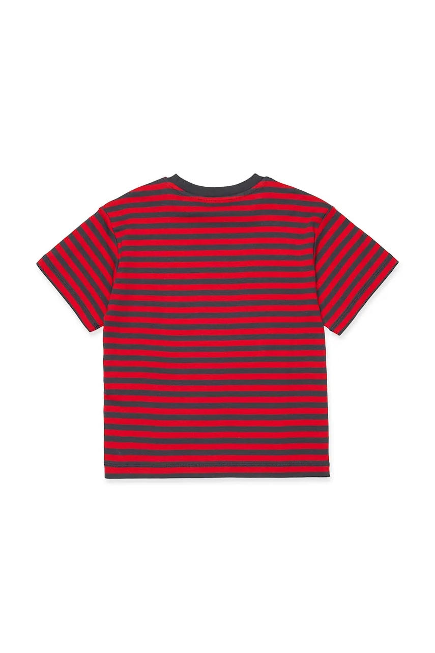 Детская хлопковая футболка MAX&Co. MAXT24F T-SHIRT цвет красный MX0192 Детская хлопковая футболка MAX&Co. MAXT24F T-SHIRT цвет красный MX0192