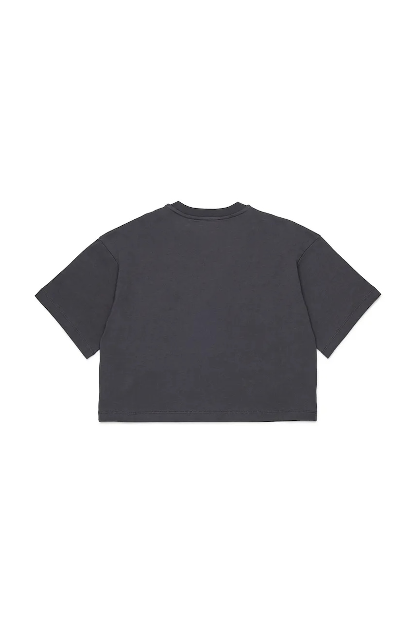Детская хлопковая футболка MAX&Co. MAXT23F OVER T-SHIRT цвет серый MX0197 Детская хлопковая футболка MAX&Co. MAXT23F OVER T-SHIRT цвет серый MX0197