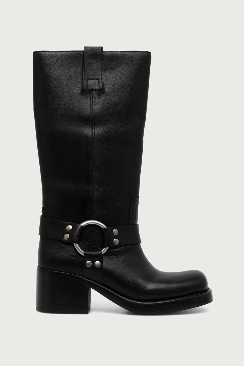 Jeffrey Campbell μποτάκια μοτοσικλέτας Γυναικεία δερμάτινα REFLECTION