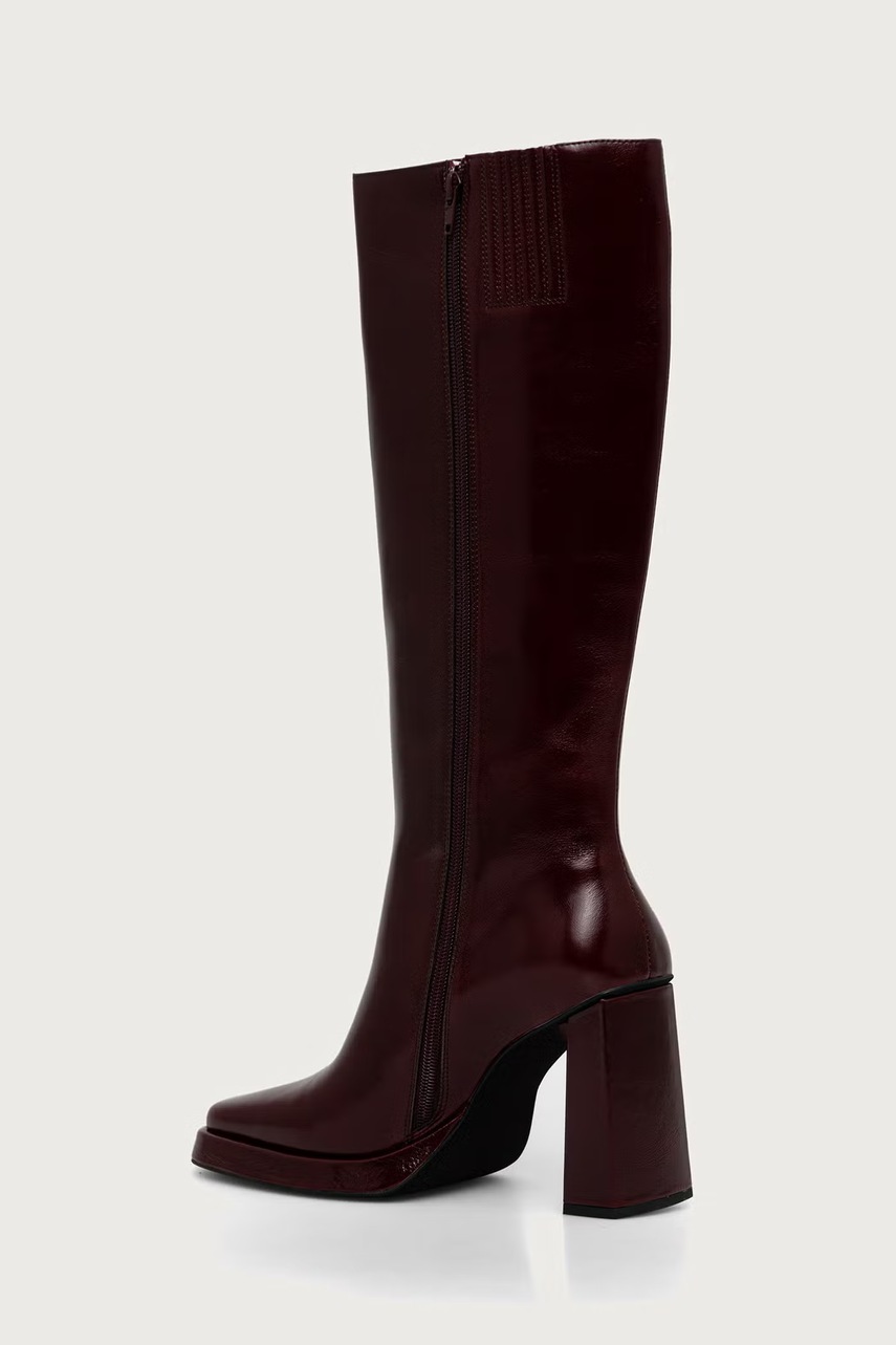 Jeffrey Campbell Jeffrey Campbell μπότες block heel γυναικείες δερμάτινες Maximal - 3