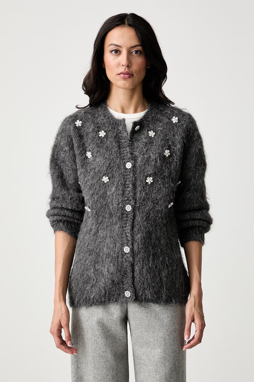Silvian Heach cardigan pentru femei cu lână QUARLEN