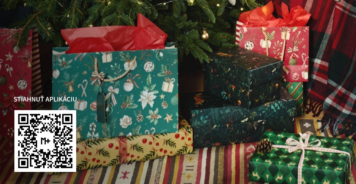 VY SI VYBERIETE DARČEK, MY VÁM HO ZABALÍME