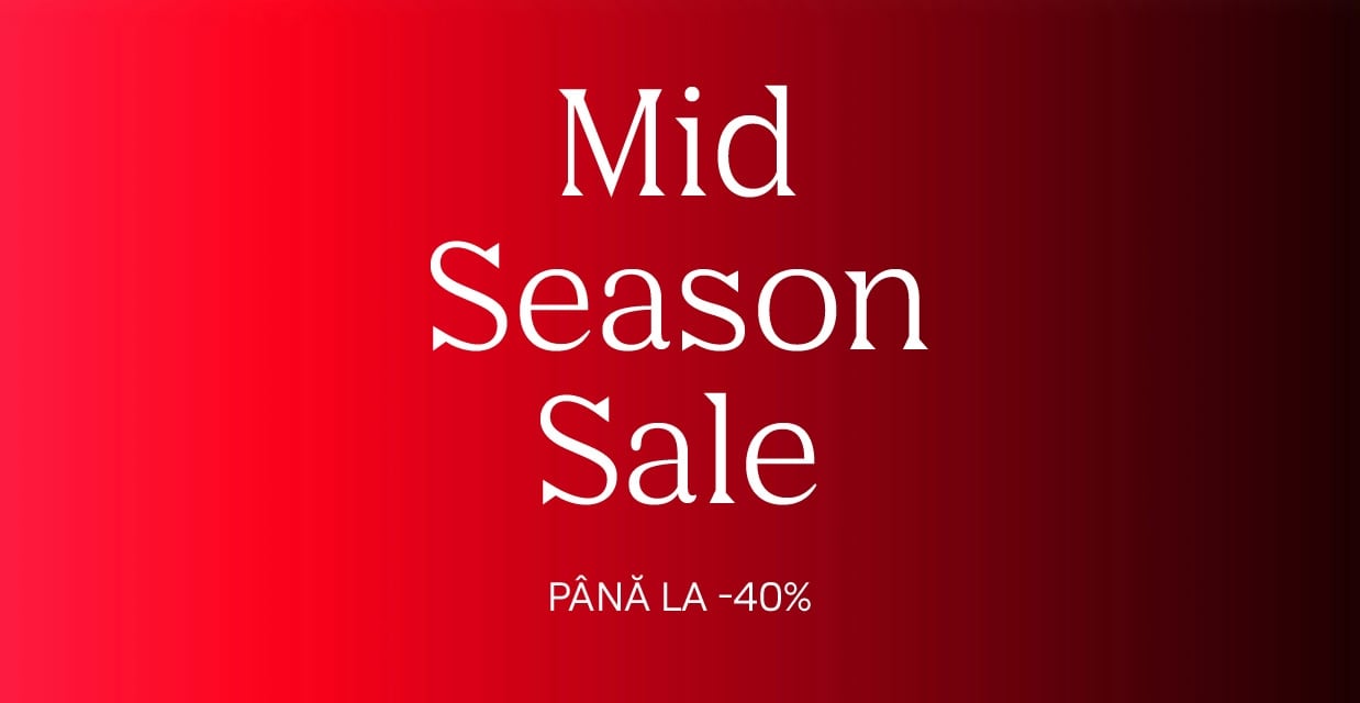 <b><span style="font-size:28px;">Reduceri de până la -40% </span></b><br />
<span style="font-size:18px;">+ extra -20% la piese selectate</span>